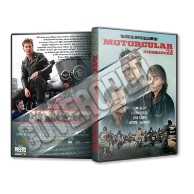 Motorcular - The Bikeriders - 2023 Türkçe Dvd Cover Tasarımı